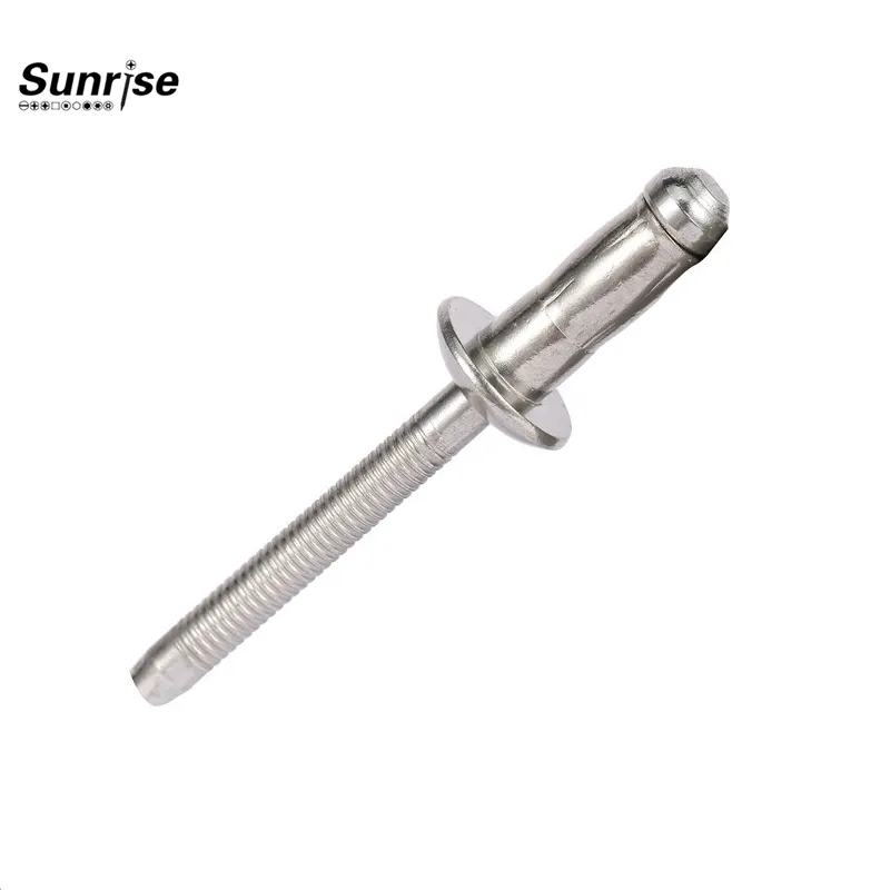 Enkeltrommenagle i rustfritt stål