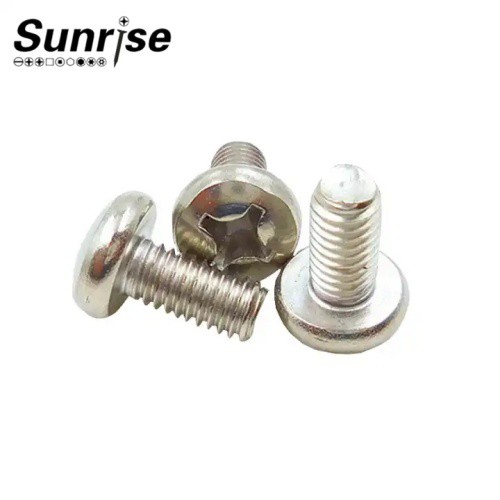 DIN7985 Stainless Steel M8 Cross Recessed Pan Head Machine Scre 4 DIN7985 Stainless Steel M8 Cross Recessed Pan Head Machine Scre 4
