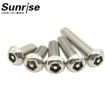 SS304/316 Anti Theft Security Pentagon Penta Drive Pan Button Head Skrue