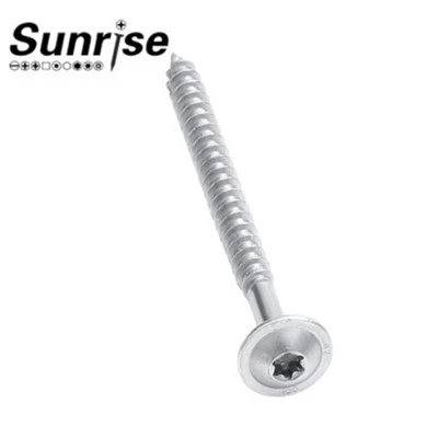 Torx runde sponbrettkonstruksjon treskrue